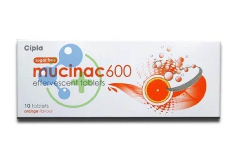 Mucinac 600-mg tablet uses