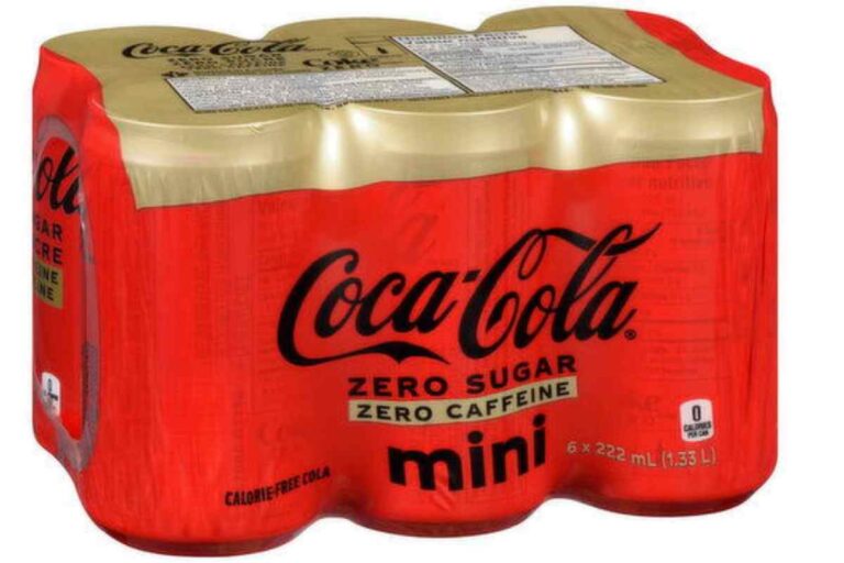 Coke Zero Nutrition Label