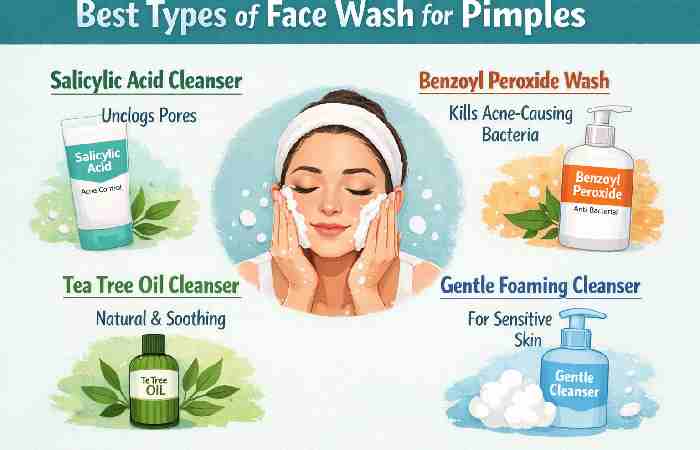 Best Types of Face Wash for Pimples