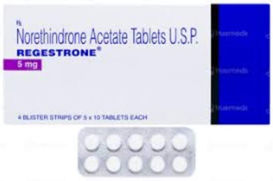 Regestrone 5mg to Delay Periods