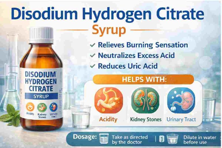 Disodium Hydrogen Citrate Syrup:Uses, Benefits, Dosage