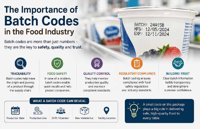 Importance of Batch Codes in Food Industry